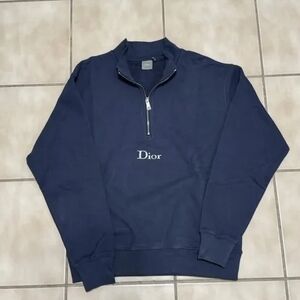 Diorr Sweatshirt with Zipped Neckline